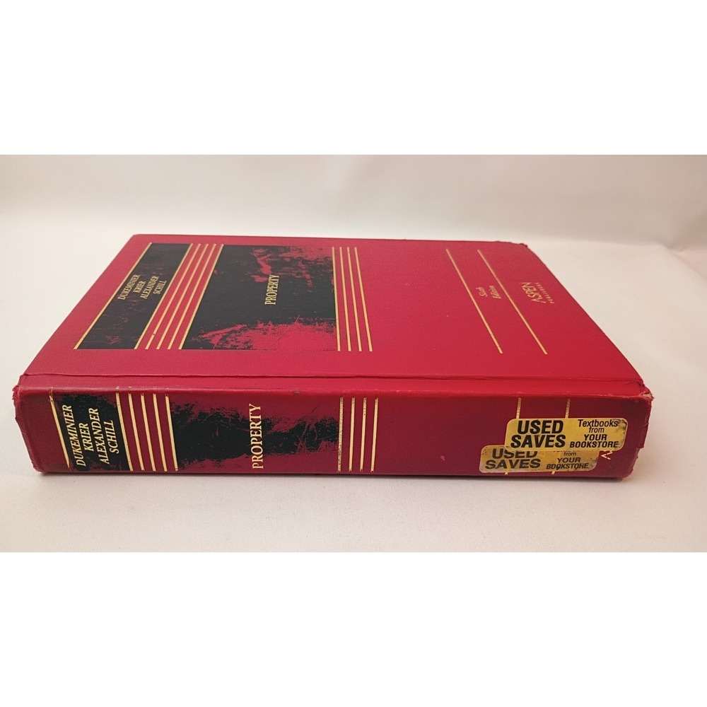 Aspen Casebook Series: Property Sixth Edition by Dukeminer, Krier... Hardcover - Picture 3 of 7